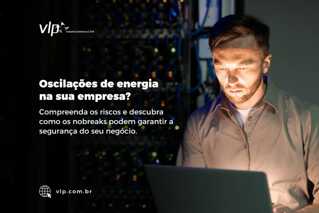 Oscilação de energia na empresa