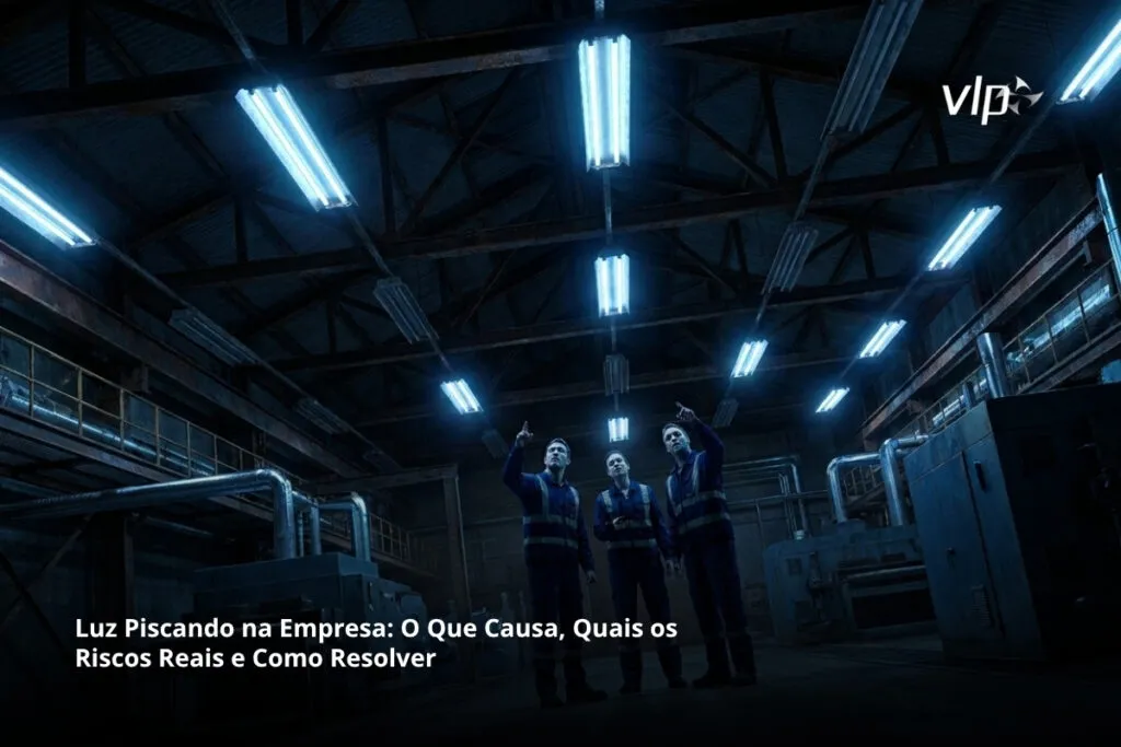 Luz Piscando na Empresa O Que Causa, Quais os Riscos Reais e Como Resolver