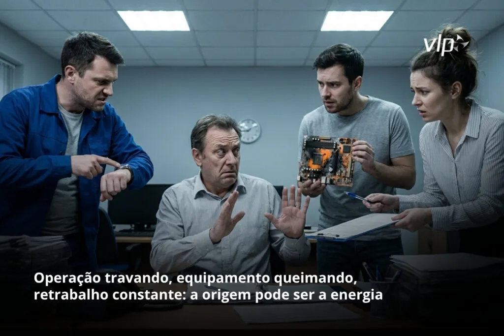 Operação travando, equipamento queimando, retrabalho constante a origem pode ser a energia