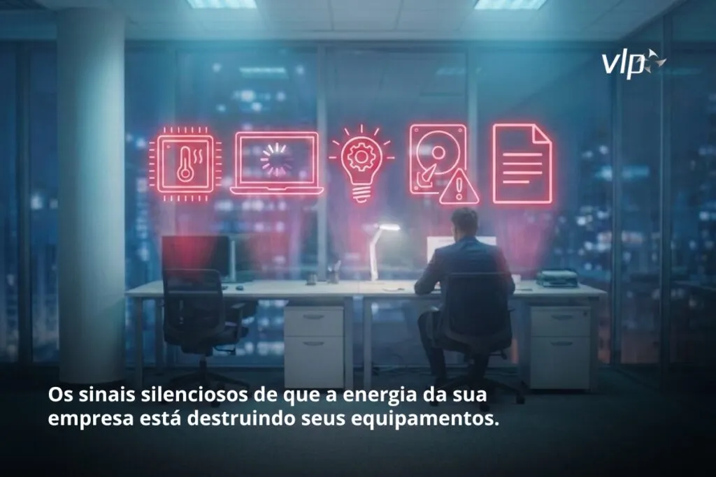 Os sinais silenciosos de que a energia da sua empresa está destruindo seus equipamentos