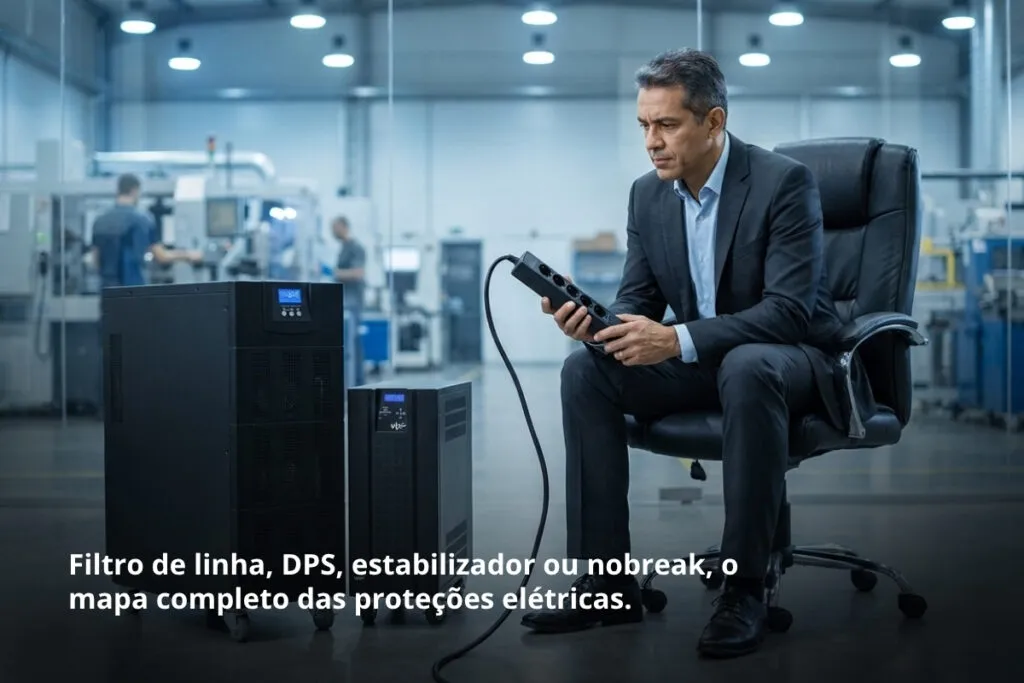 Filtro de linha, DPS, estabilizador ou nobreak, o mapa completo das proteções elétricas