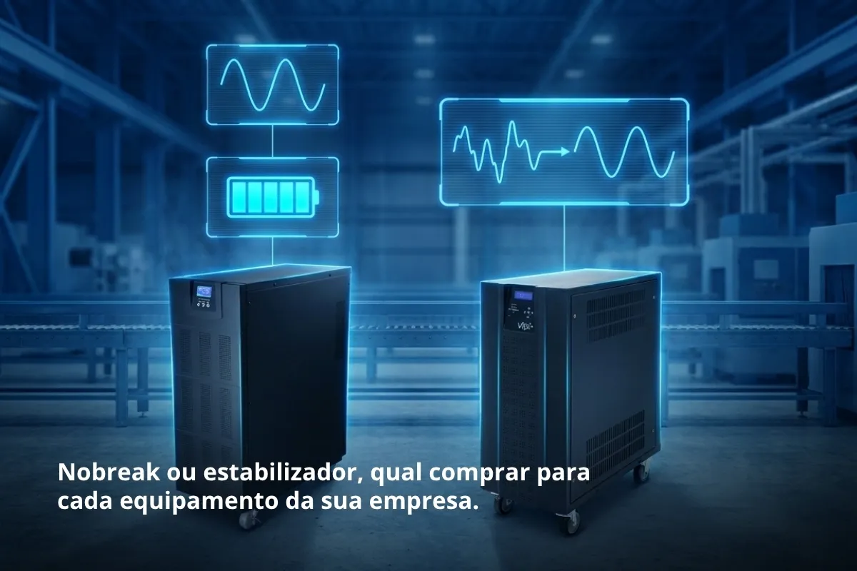 Nobreak ou estabilizador, qual comprar para cada equipamento da sua empresa