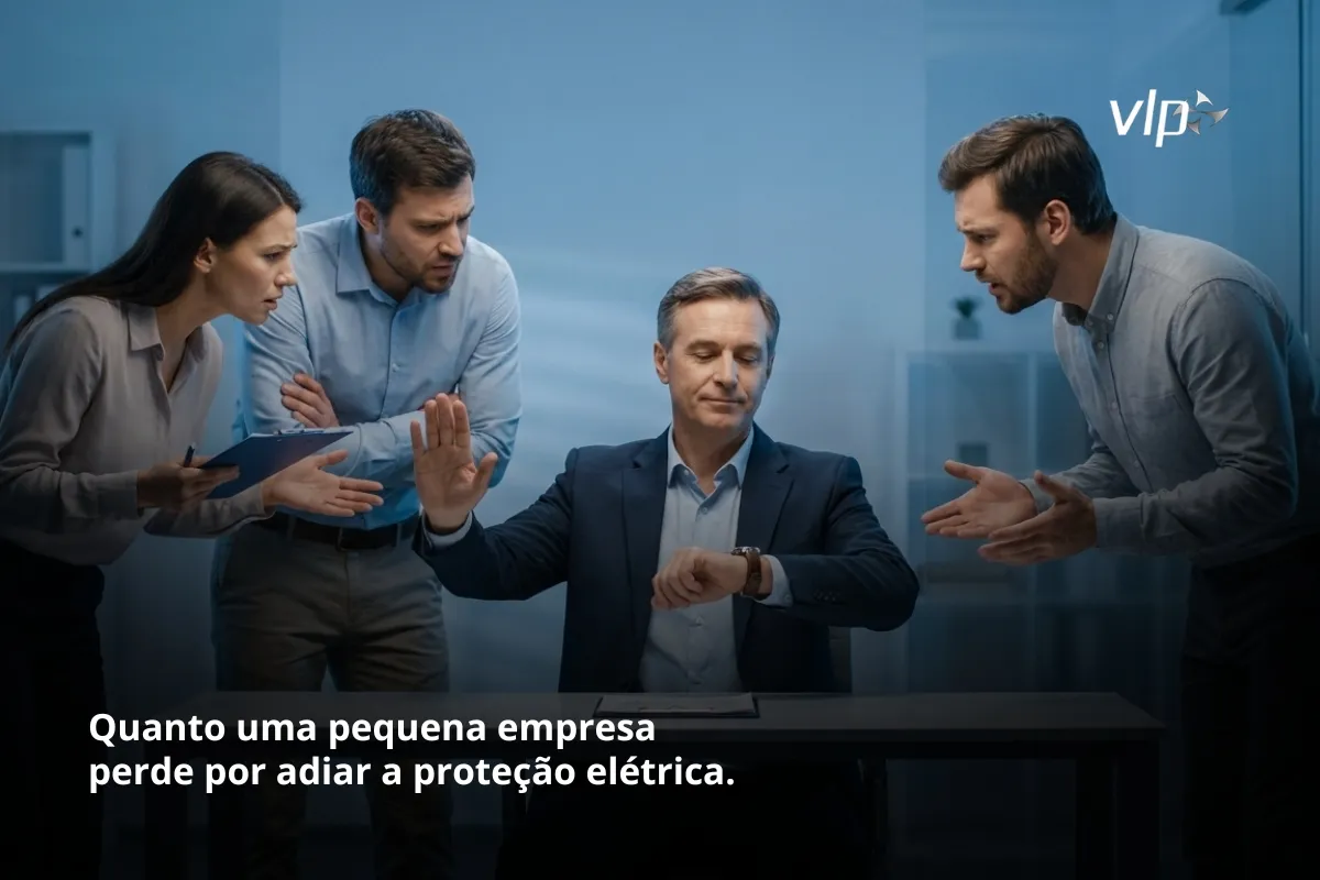 Quanto uma pequena empresa perde por adiar a proteção elétrica